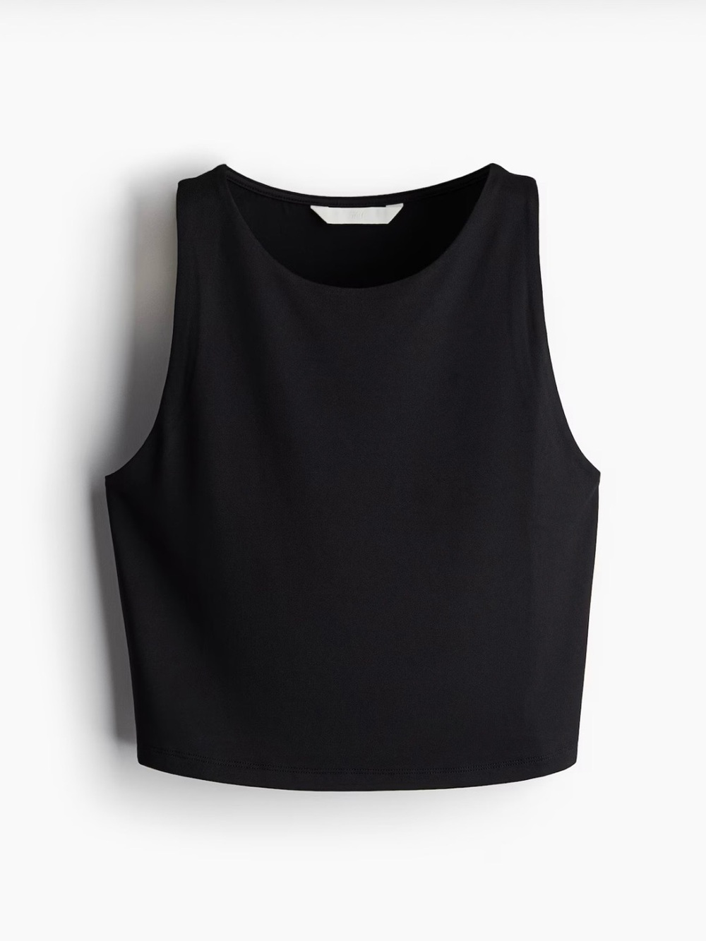 H&M Classic Black Sleeveless Crop Top - Women